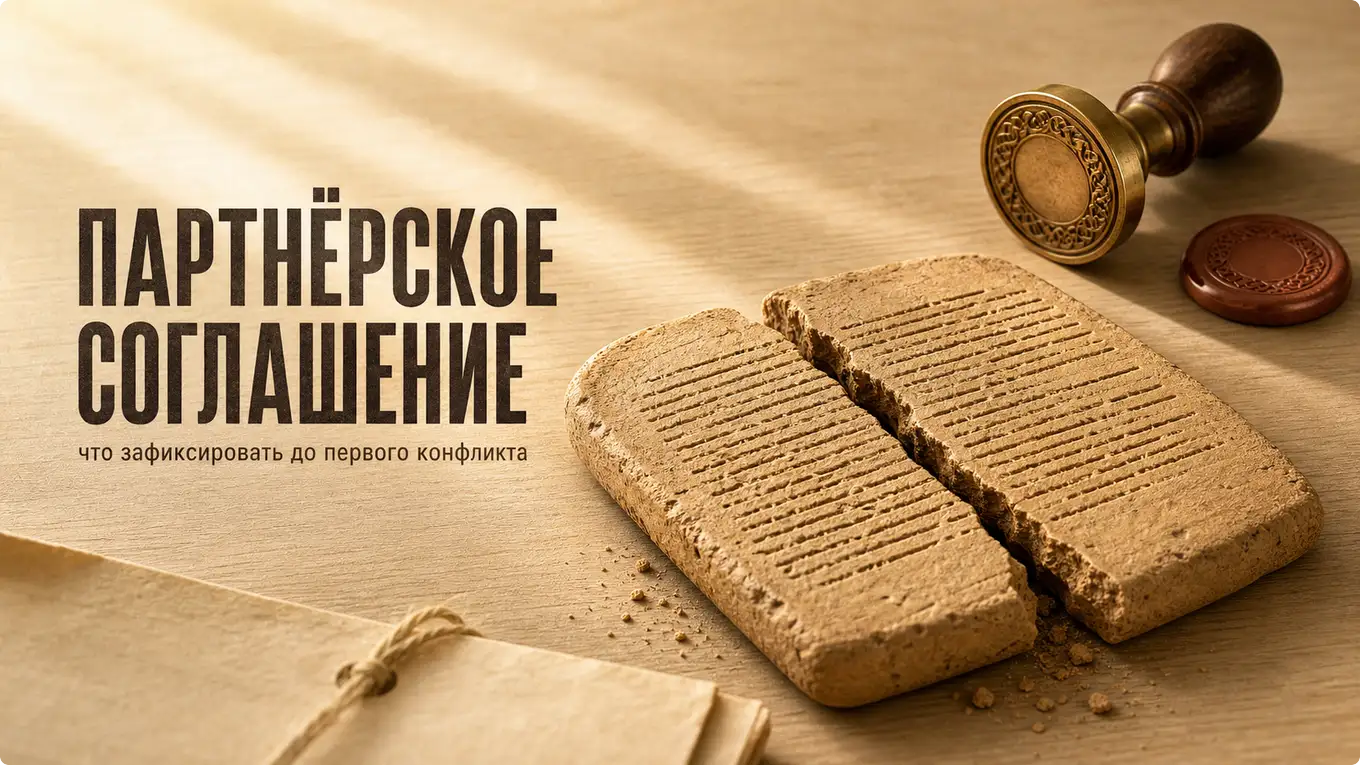 Расколотая надвое глиняная табличка с оттиснутыми строками, рядом латунная печать и застывший сургуч на дубовом столе